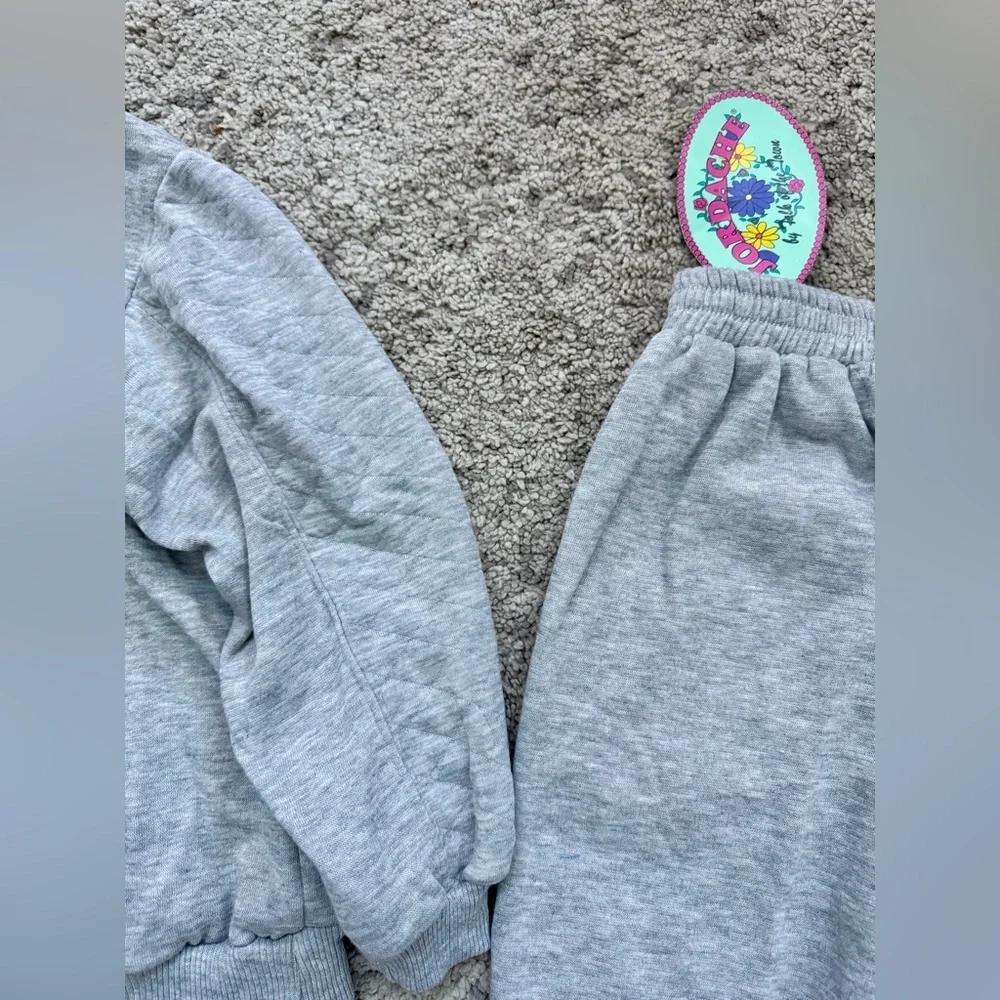 Vintage 90s Jordache Sport Girls Floral Sweatsuit Set NWT Size 6X